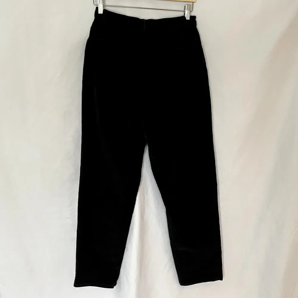 Jones New York Sport black corduroy pants cotton women's size 8 trousers - Picture 5 of 6
